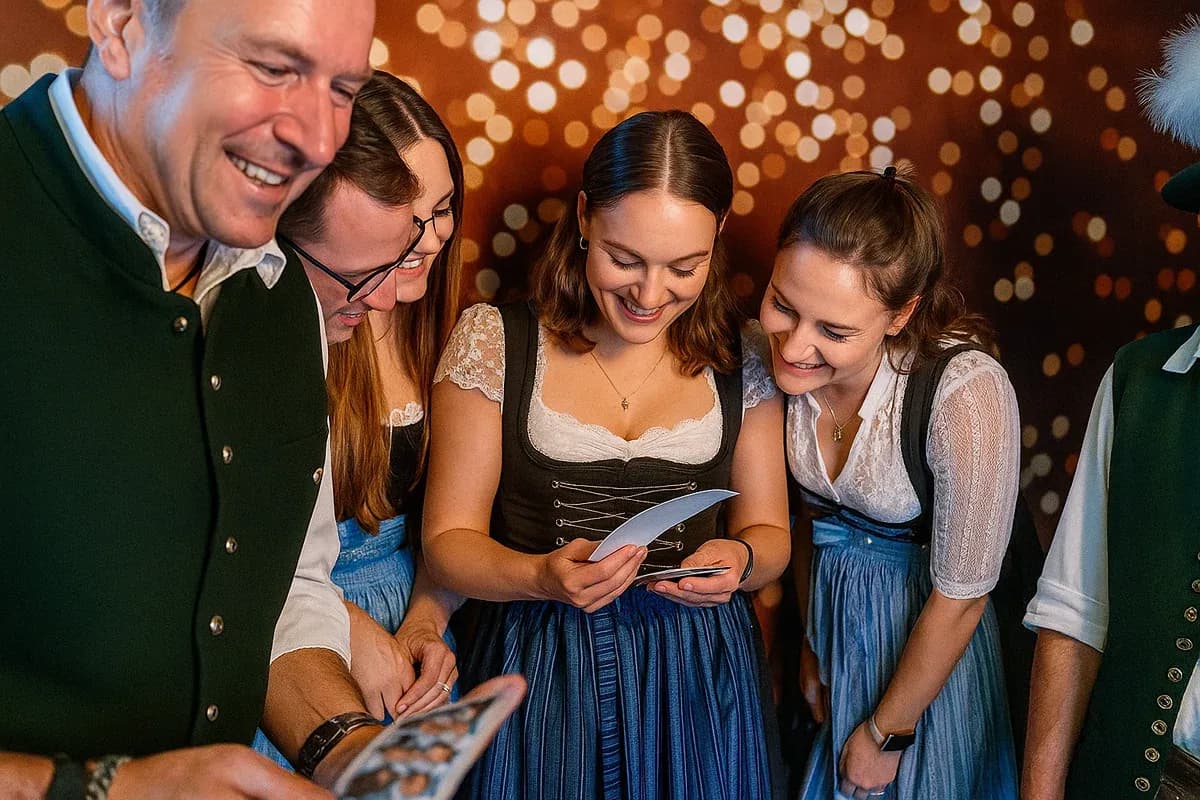 Kunden vor KI-Fotobox